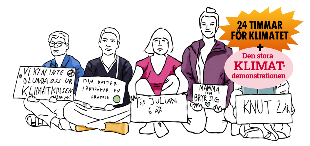 Rebellmammorna: 24 timmar för klimatet + Den stora klimatdemonstrationen